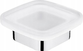 Nimco Kibo fali szappantartó, matt üveg és króm Ki 14059C-26_