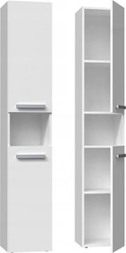 Nel I fürdőszoba szekrény, fehér