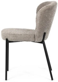 Bézs Bouclé Étkezőszék. CT-W1077 LAN2