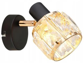 Fali spotlámpa DUBAI 1xE14/40W/230V fekete/arany