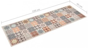 mozaikmintájú mosható konyhaszőnyeg 45 x 150 cm