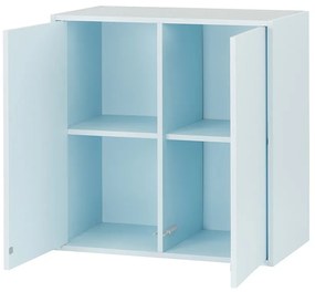 Boxie 2 ajtós fali szekrény 80x80x37 cm kék