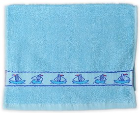KIDS kék gyerek törölköző 30x50 cm