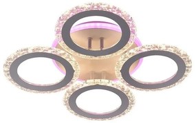 LED Dimmelhető felületre szerelhető csillár LED/55W/230V 3000-6500K + távirányító