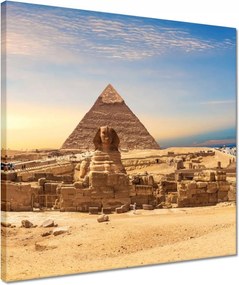 Vászonkép 40x40 Panoráma a piramisokra