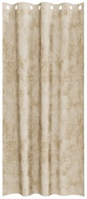 Velúr Függönyök Krém Poliészter 140 x 225 cm Modern