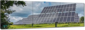 Vászonkép 60x20 Fotovoltaikus panelek Sun