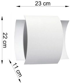 Forgmi fehér fali lámpa - Nice Lamps
