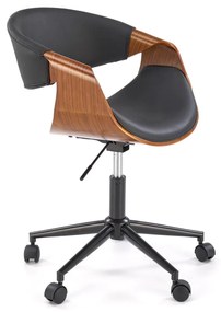 Irodai fotel Balbo (fekete + dió). 1092609