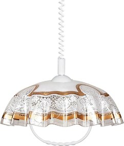 Prezent 74197 D01 - Állítható magasságú csillár LYRA 1xE27/60W/230V