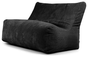 Fekete kordbársony babzsákfotel Sofa Seat Lounge – SLOWDOWN