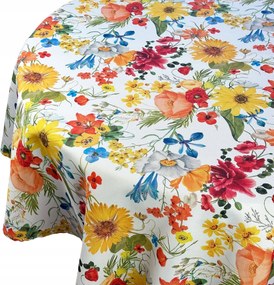 Abrosz Foltálló Tavaszi Színes Virágok Rét Kerék Átmérő 120 cm