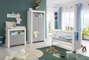 Babaágy Fehér/Szürke Színben. POLA 621