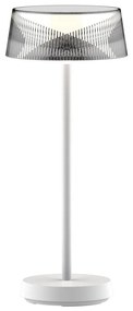 CASABLANCA LED asztali lámpa, 3,4W, 5V USB, 3600 mAh, IP44, fehér