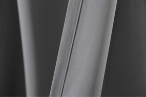 Világosszürke OXFORD függöny 140x270 cm Felfüggesztés: Hullámos sínszalag