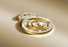 Poszter, Real Madrid. Real Mardit Club de Futball, Spanyolország.