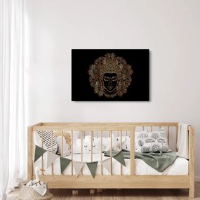 Arany Buddha képe (90x60 cm)