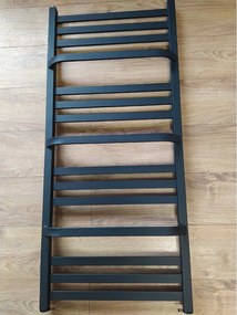 Regnis LOX DUO, fűtőelem 300x570mm, 401W, matt fekete, LOXDUO570/300/D270/FEKETE
