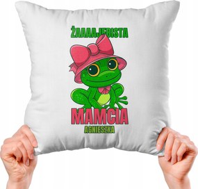 Jancsi párna Fehér 40x40cm Békás Anya Anyák Napja Az Ön Neve Fotó