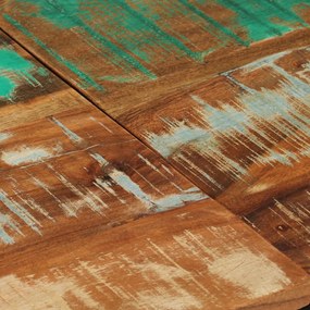 tömör újrahasznosított fa pad 160 x 35 x 46 cm