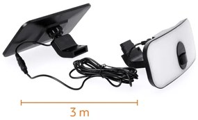 LED napelemes reflektor érzékelővel LED/13W/3,7V IP65 4000K