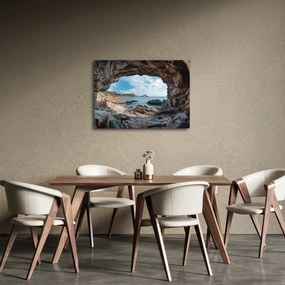 Kép - Barlang a tenger mellett (70x50 cm)