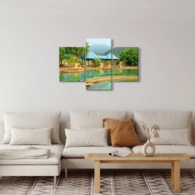 Kép - Shanghai, hotel, park (90x60 cm)