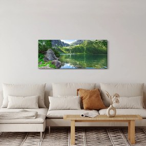 Tó a Tátrában képe (120x50 cm)