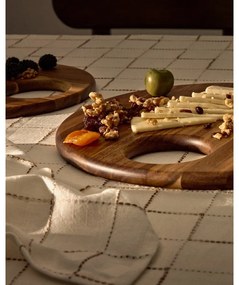 Szervírozó fa vágódeszka ø 30,5 cm Klot – Kave Home