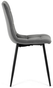Étkezőszék garnitúra CT-281 GREY4, 4 db