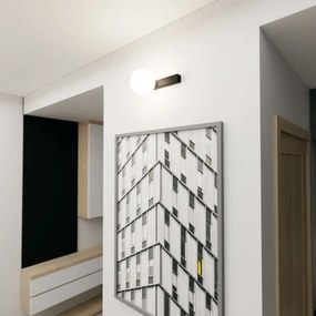 Mennyezeti lámpa FIT 1xE14/10W/230V fekete/fehér