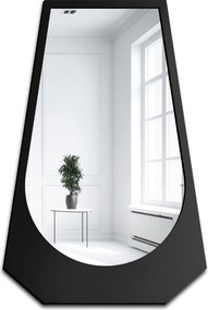 Andante szabálytalan tükör fekete Mdf keretben 120x180