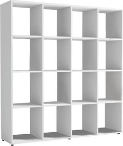 Könyvespolc, fehér, SARAH