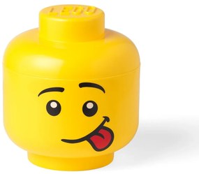 Silly L sárga fejformájú tárolódoboz - LEGO®