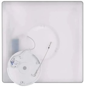 LED Mennyezeti lámpa FLORI LED/22W/230V 4000K fekete 42x42 cm