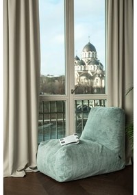 Mentazöld kordbársony babzsákfotel Tube – SLOWDOWN