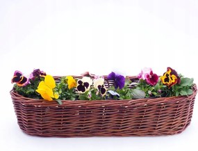 Kerti virágtartó ovális 60 cm