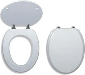 Wc ülőke Novaservis fából fehér színben WCBILA