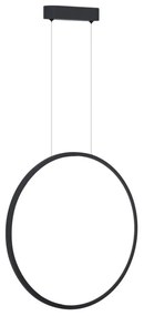 LED csillár SATURNO LED/28W/230V, 50 cm átmérő, IP44, antracit