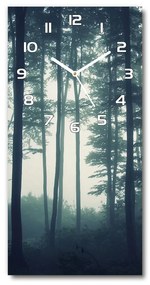 Négyszögletes fali üvegóra Köd az erdőben pl_zsp_30x60_f_106280644