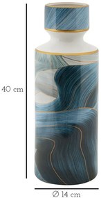 Elegáns, magas váza ø 14x40cm