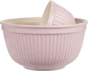 IB Laursen MYNTE ENGLISH ROSE rózsaszín kerámia tálak 3 db