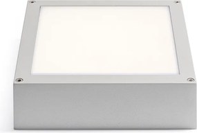 RENDL SCOTT mennyezeti lámpa ezüstszürke 230V LED 9.8W IP54 3000K