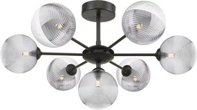 Dar Lighting modern mennyezeti lámpa cohen matt fekete darcoh3422-19