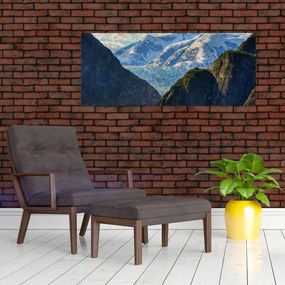 Tájkép hegyekkel (120x50 cm)