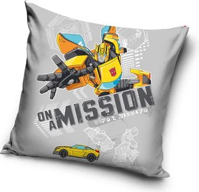 Transformers Mission párnahuzat 40x40 cm Velúr