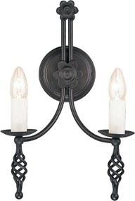 Elstead klasszikus fali lámpa belfry fekete elsby2-black