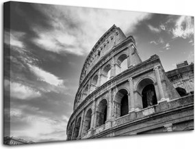 Vászonkép Colosseum Antik fekete-fehér 80X50