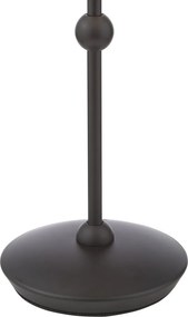 Dar Lighting modern skandináv asztali lámpa sosa matt fekete darsos4222