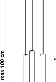 Fehér fém függőlámpa ø 20 cm Fideus – Sollux